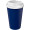 Americano® Eco 350 ml recycelter Becher mit auslaufsicherem Deckel, blau, weiß