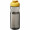 H2O Active® Base Tritan™ 650 ml Sportflasche mit Klappdeckel, kohle, gelb