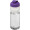 H2O Active® Base Tritan™ 650 ml Sportflasche mit Klappdeckel, transparent klar, lila