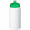 Baseline Recycelte Sportflasche, 500 ml, weiß, grün