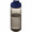 H2O Active® Octave Tritan™ 600-ml-Sportflasche mit Klappdeckel, kohle, blau