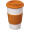 Americano® 350 ml Isolierbecher mit Schutzring, orange, weiß