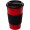 Americano® 350 ml Isolierbecher mit Schutzring, schwarz, rot