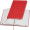 A5 Notizbuch aus Recyclingpapier, rot