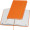 A5 Notizbuch aus recyceltem Papier DOMINIK, orange