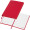A5 Notizbuch aus Soft PU HENRI, rot