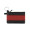 CreativDesign® Schlüsseltasche "ColourLogo", schwarz, rot