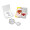 Geschenkartikel: ROMINOX® Key Tool Lucky Charm / Kleeblatt Glücksbringer (19 Funktionen) im Motiv-Mäppchen Super Dad
