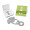 Geschenkartikel: ROMINOX® Key Tool Football / Fußball (18 Funktionen) im Motiv-Mäppchen Osterhase