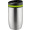 Metmaxx® Thermobecher "CremaOfficinaBudget", silber, Ring grün