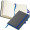 A6 Notizbuch Rostock, blau