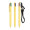 BIC® 4 Colours® Pastel + lanyard, pastellgelb