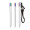 BIC® 4 Colours® ECO + lanyard, weiß recycelt