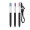 BIC® 4 Colours® ECO + lanyard, weiß, schwarz eco