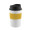 Metmaxx® Thermobecher "CremaCoffeeHouse", weiß, Ring gelb