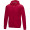 Ruby Hoodie mit durchgehendem Reißverschluss aus Bio-Material für Herren, rot, XS