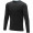 Ponoka Langarmshirt für Herren, schwarz, XS