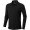 Oakville Langarm Poloshirt für Herren, schwarz, XS