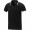 Amarago Polo mit abgesetztem Rand für Herren, schwarz, XS