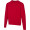 Arora 300 g/m² Sweatshirt mit Rundhalsausschnitt Unisex, rot, XS