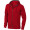 Arora 300 g/m² Kapuzensweatjacke Unisex, rot, 4XS