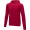 Theron Herren Kapuzenpullover mit Reißverschluss, rot, XS