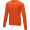 Zenon Herrenpullover mit Rundhalsausschnitt, orange, XS