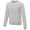 Zenon Herrenpullover mit Rundhalsausschnitt, heather grau, XS