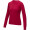 Zenon Damenpullover mit Rundhalsausschnitt, rot, XS