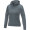 Sayan Kapuzenpullover mit halbem Reißverschluss für Damen, stahlgrau, XS