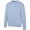 Jasper 280 g/m² Pullover mit Rundhalsausschnitt aus recycelter Bio Baumwolle (OCS), unisex, Nebelblau, XS