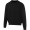 Boris Oversize Sweatshirt mit Rundhalsausschnitt aus recycelter 280 g/m2 Bio Baumwolle (OCS), unisex, schwarz, XS