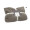 Fernsehdecke Comfort - Grau-Braun - 150 x 200 cm, 230 g/m²
