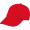 5 Panel Baumwoll-Baseball-Cap MEGAN, rot