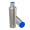 Thermotrinkflasche RETUMBLER-myDRINQEO 770, silber, blau, blau