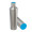 Thermotrinkflasche RETUMBLER-myDRINQEO 770, silber, cyan, cyan
