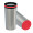Thermobecher RETUMBLER-myDRINQEO, silber, rot, rot