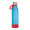 Trinkflasche RETUMBLER-myTOULON GLASS, cyan, rot, rot