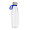 Trinkflasche RETUMBLER-myTOULON GLASS, transparent, blau