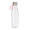 Trinkflasche RETUMBLER-myTOULON GLASS, transparent, hellmagenta