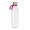 Trinkflasche RETUMBLER-myTOULON GLASS, transparent, magenta