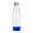 Trinkflasche RETUMBLER-myTOULON GLASS, transparent, blau