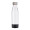 Trinkflasche RETUMBLER-myTOULON GLASS, transparent, schwarz