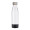 Trinkflasche RETUMBLER-myTOULON GLASS, transparent, schwarz