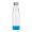 Trinkflasche RETUMBLER-myTOULON GLASS, transparent, cyan