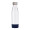 Trinkflasche RETUMBLER-myTOULON GLASS, transparent, dunkelblau