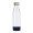 Trinkflasche RETUMBLER-myTOULON GLASS, transparent, dunkelblau