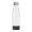 Trinkflasche RETUMBLER-myTOULON GLASS, transparent, dunkelgrau