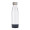 Trinkflasche RETUMBLER-myTOULON GLASS, transparent, dunkelgrau