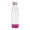 Trinkflasche RETUMBLER-myTOULON GLASS, transparent, magenta
